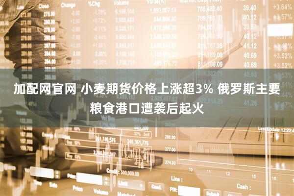 加配网官网 小麦期货价格上涨超3% 俄罗斯主要粮食港口遭袭后起火